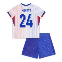 France Ibrahima Konate #24 Replica Away Minikit Euro 2024 Short Sleeve (+ pants)